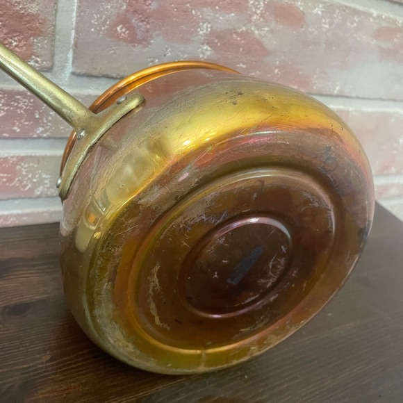 Beautiful Vintage B&M Douro Copper Brass Double Boiler with Porcelain Insert - Picture 13 of 16